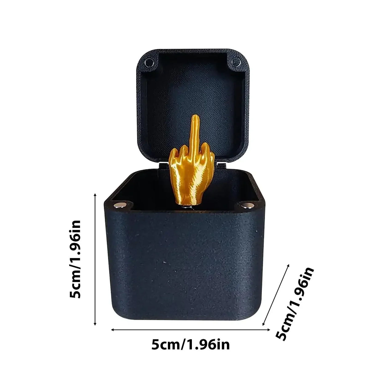 Funny Middle Finger Surprise Box – Novelty Gag Gift Desk Toy
