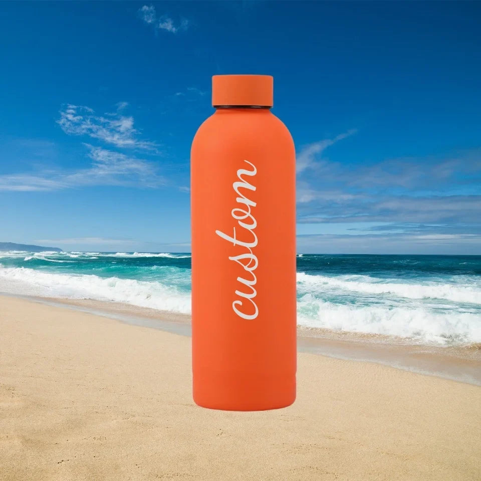 Personalized Engraved Insulated Water Bottle | Custom Name 16.9oz