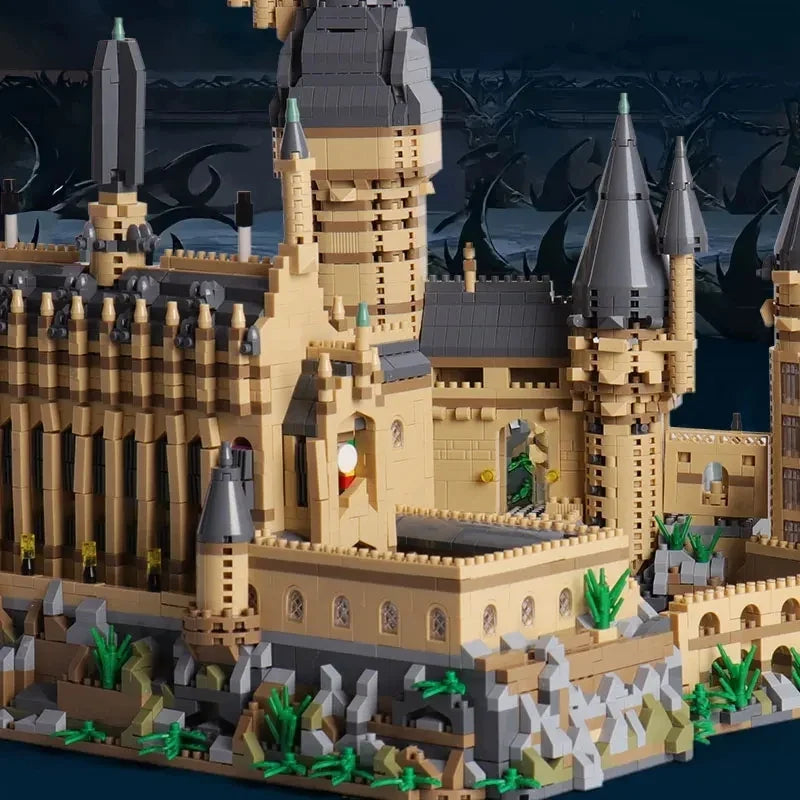 Magic Castle Micro Bricks Architecture Model – 6369pcs Medieval School Palace Build