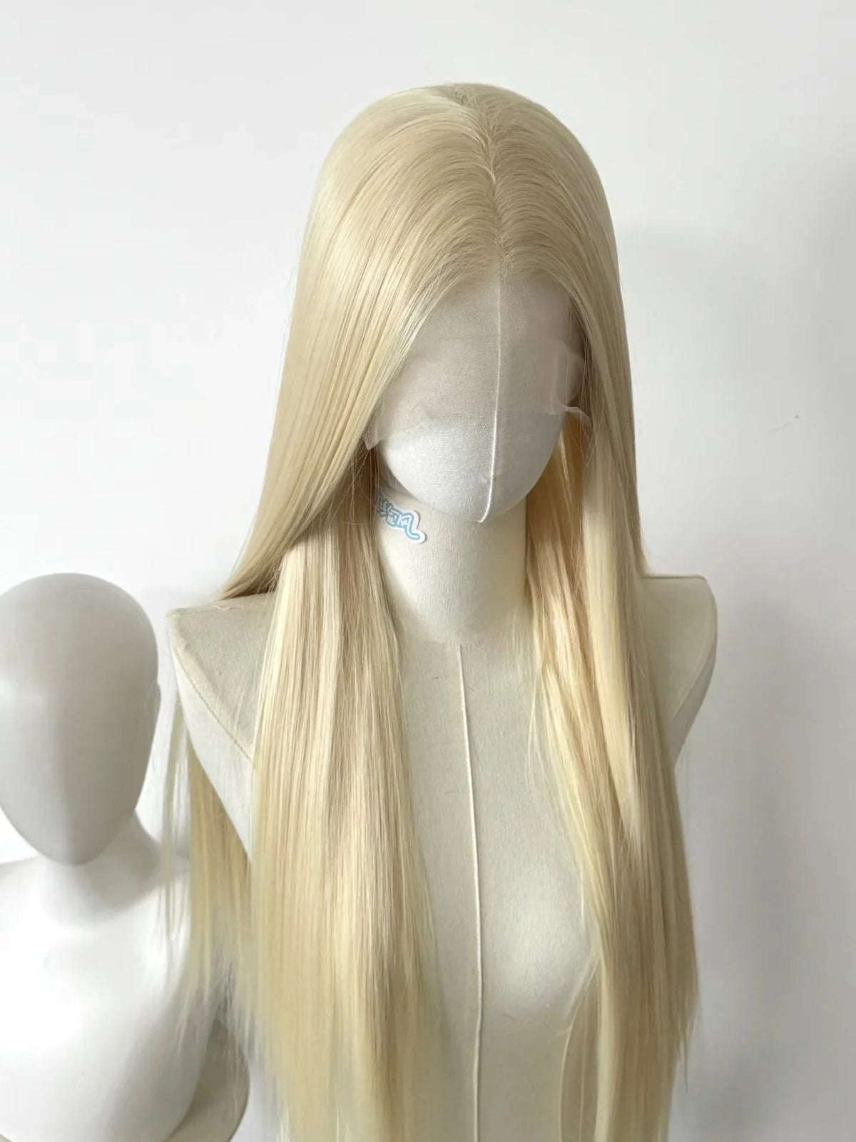 13x4 Lace Front Synthetic Wig – Long Straight 26 Inch, Heat Resistant