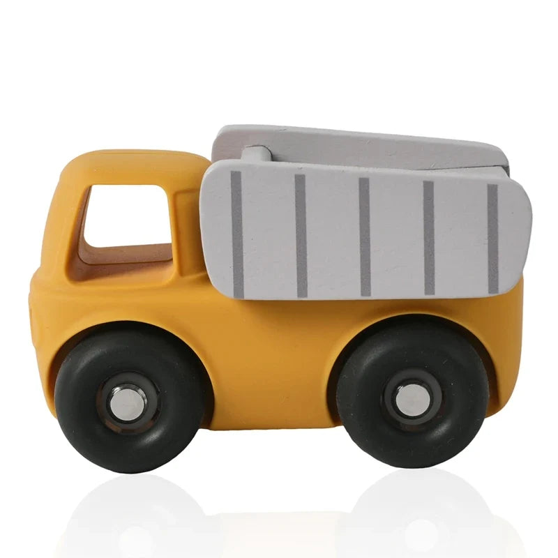 Montessori Baby Silicone Car Toys 0 12 Months Newborn Things Teether Toy Educational Blocks
