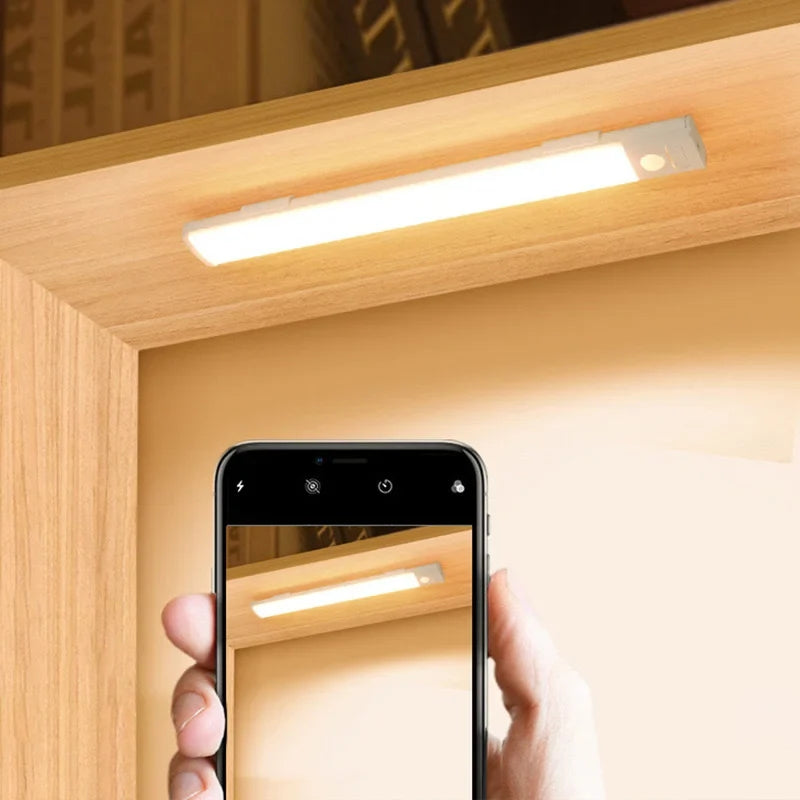 Motion Sensor Cabinet Light Bar – Wireless USB Rechargeable