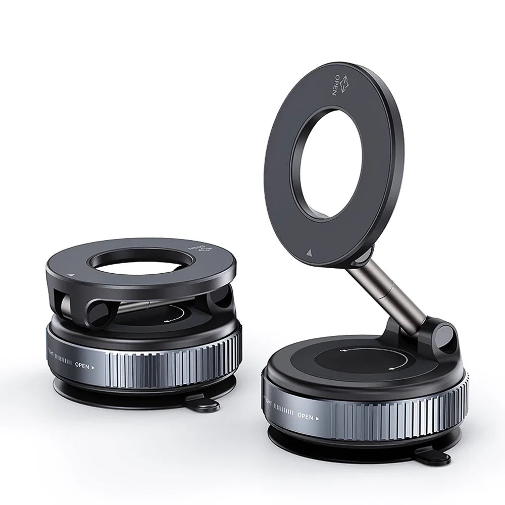 Foldable Magnetic Car Phone Holder 360° Dashboard Mount