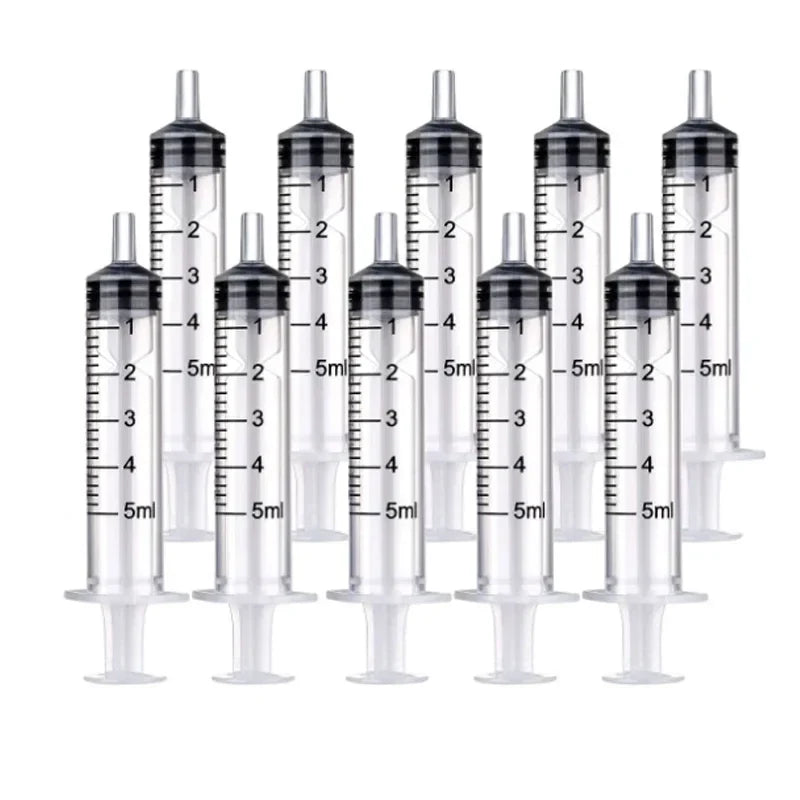 Plastic Measuring Syringes – Reusable 1ml–10ml for Hydroponics & Kitchen
