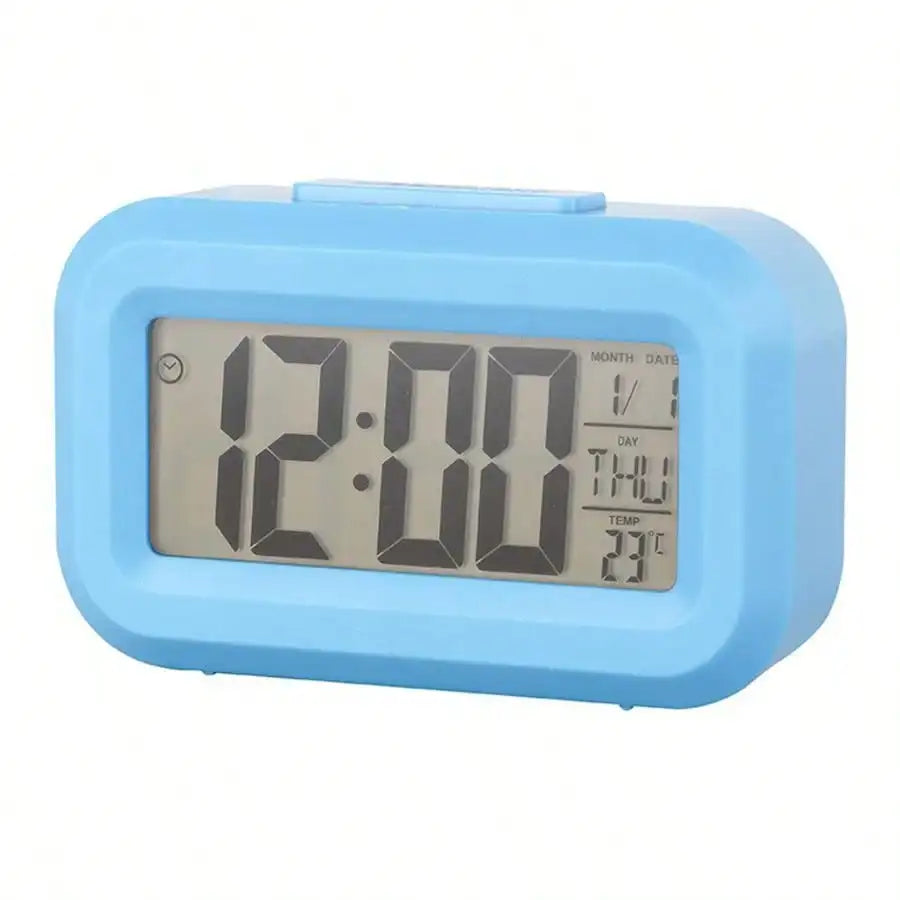 Digital Alarm Clock – Mini Smart Bedside Clock with Glow Display