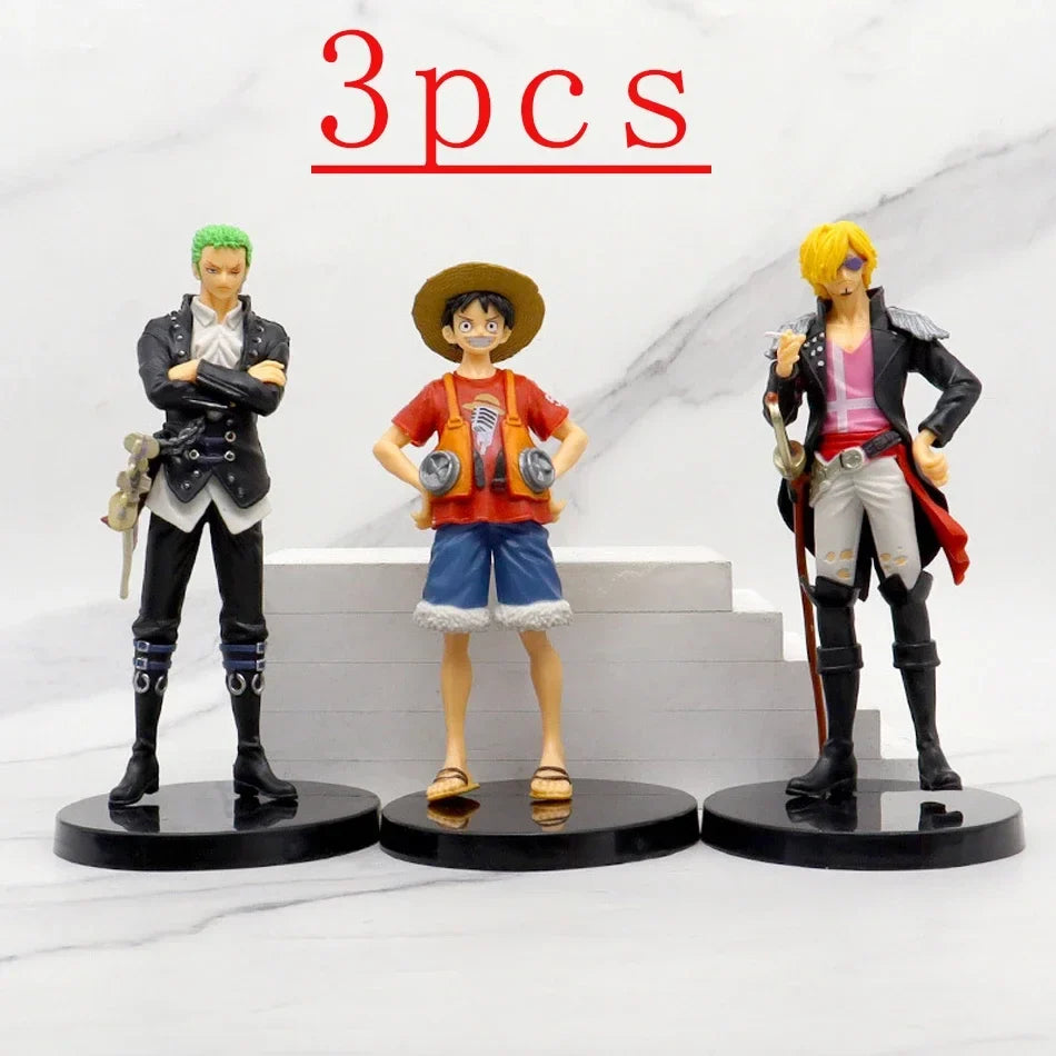 One Piece Film Red Anime Action Figures – Luffy, Robin, Zoro & Uta