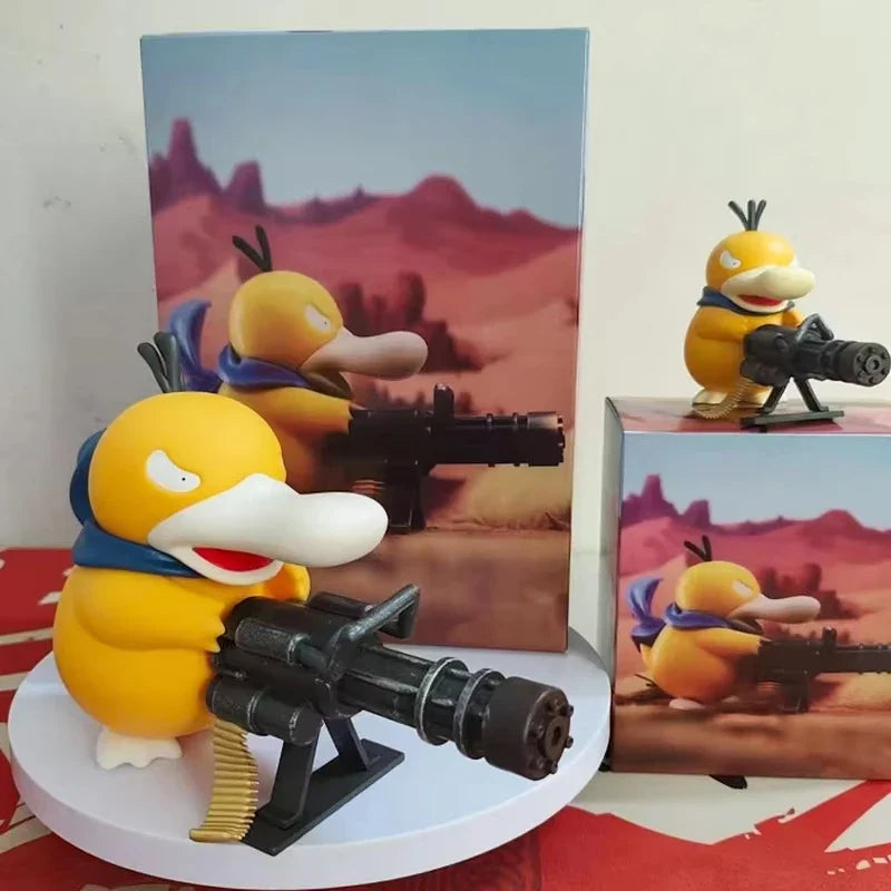 Psyduck Action Figure with Minigun – Pokemon Collectible
