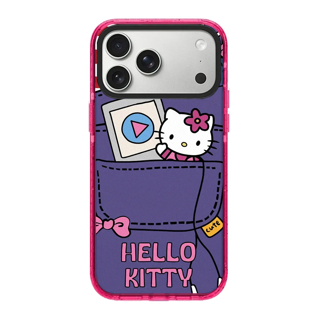 Fashion Popular Sanrio Cute Leopard Print Hello Kitty Pattern iPhone Case