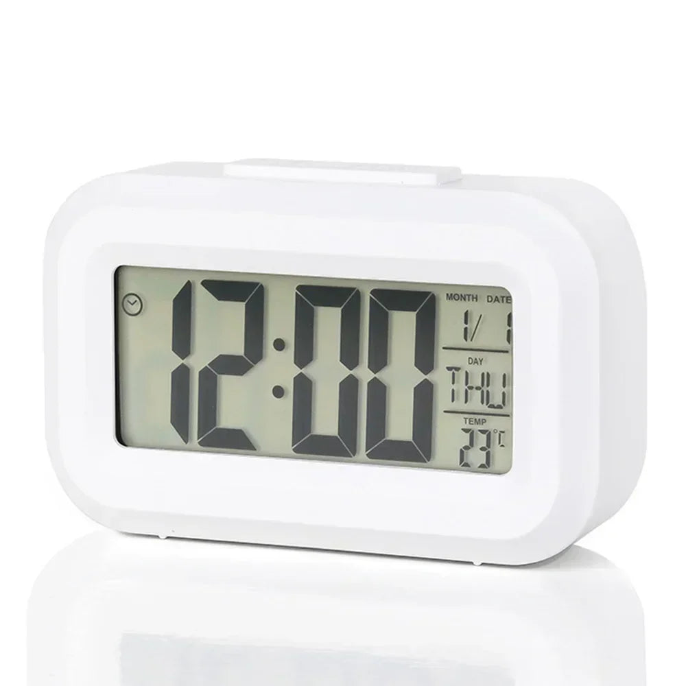 LED Digital Alarm Clock with Backlight & Temperature Display
