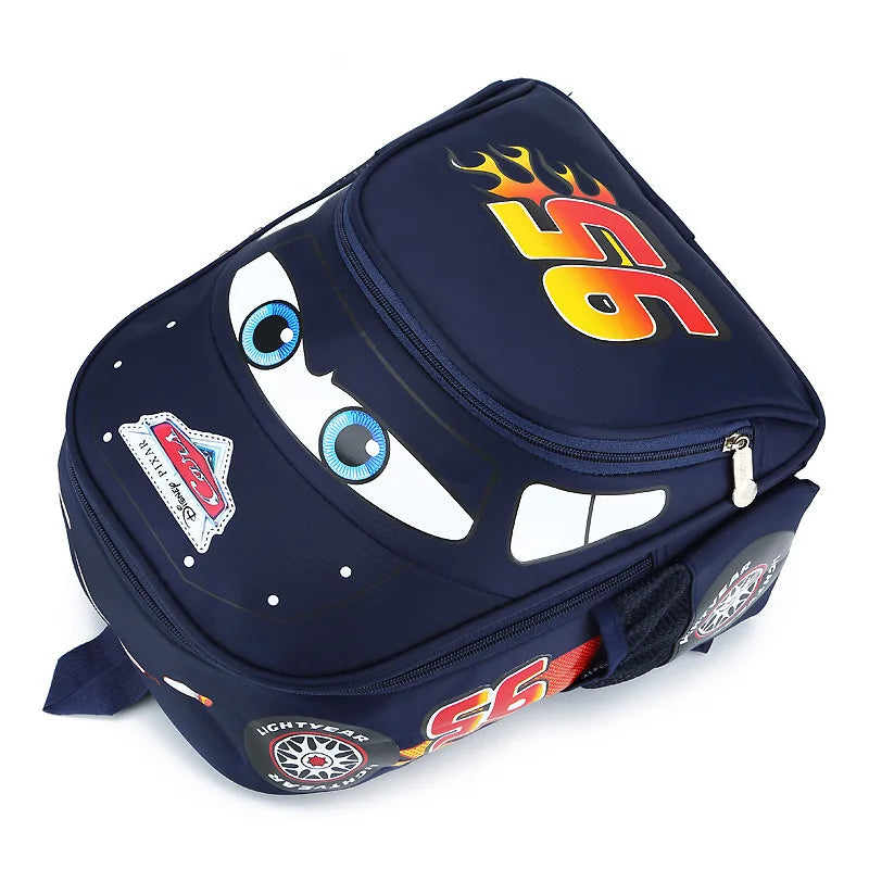 Disney Car Children S Bag Kindergarten Boy Safety Backpack Primary School Students 3-6 Years Old
