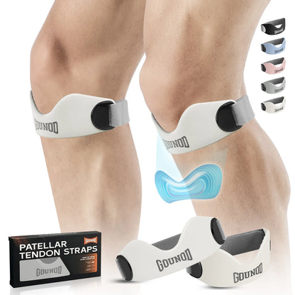 Patellar Tendon Strap – Gounod Silicone Knee Support for Pain Relief