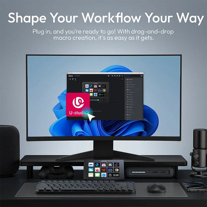 Ulanzi Stream Deck Console – LCD Macro Keypad for Streaming & Editing