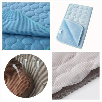 Dog Cooling Mat Summer Pet Cold Bed Extra Large Small Big Dogs Accessories Cat Durable Blanket Sofa