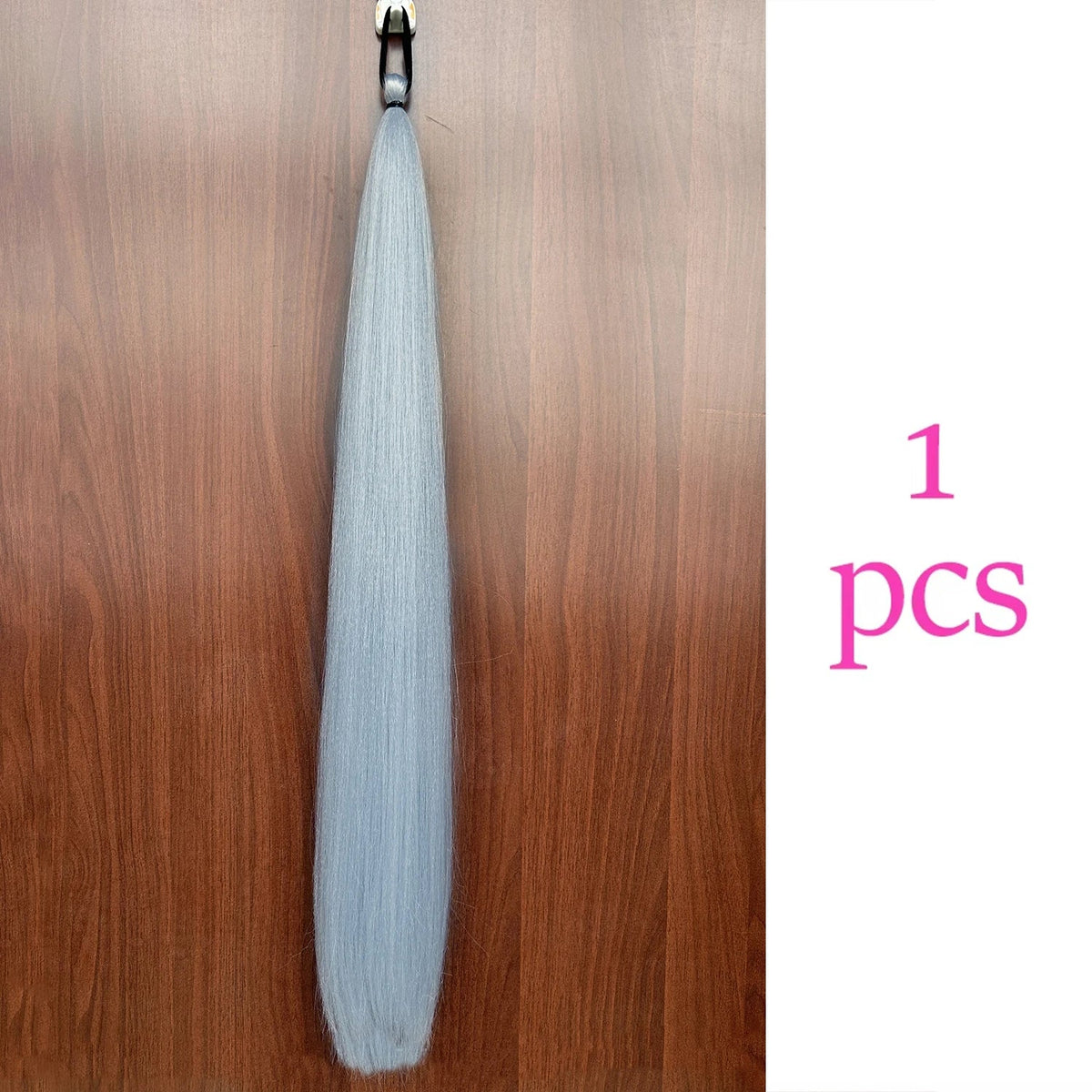 28-Inch Synthetic Straight Ponytail – DIY Braided Hair Extension