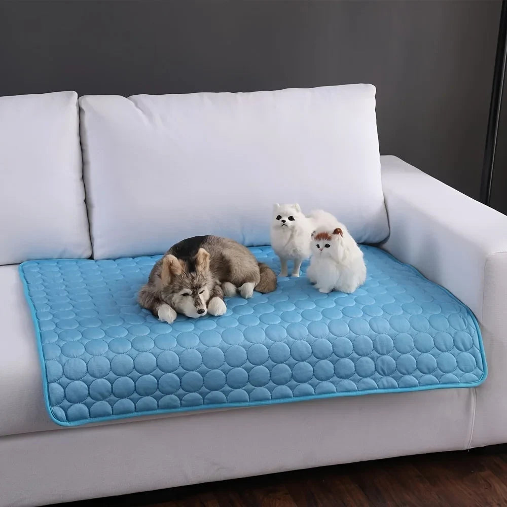 Dog Cooling Mat Summer Pet Cold Bed Extra Large Small Big Dogs Accessories Cat Durable Blanket Sofa