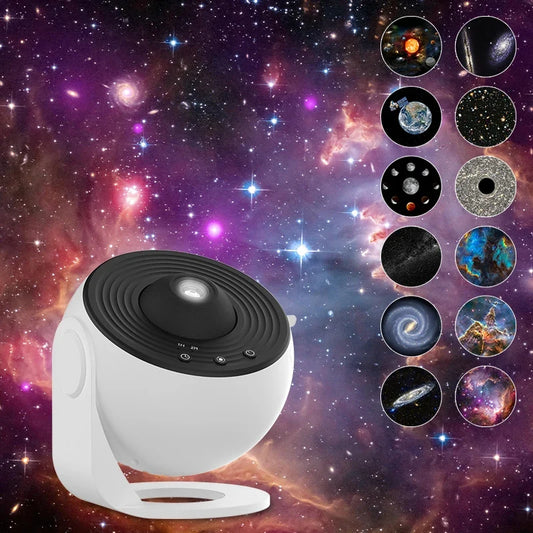 Galaxy Projector Night Light – 12-in-1 Starry Sky Planetarium Lamp