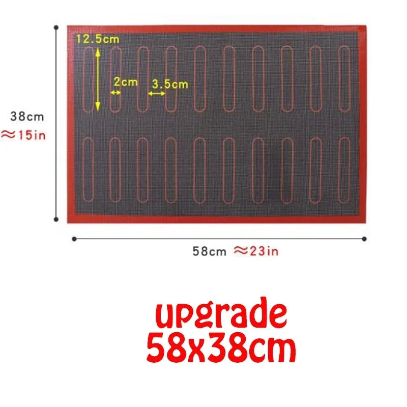 Perforated Silicone Baking Mat – Non-Stick Oven Liner for Cookies & Macarons