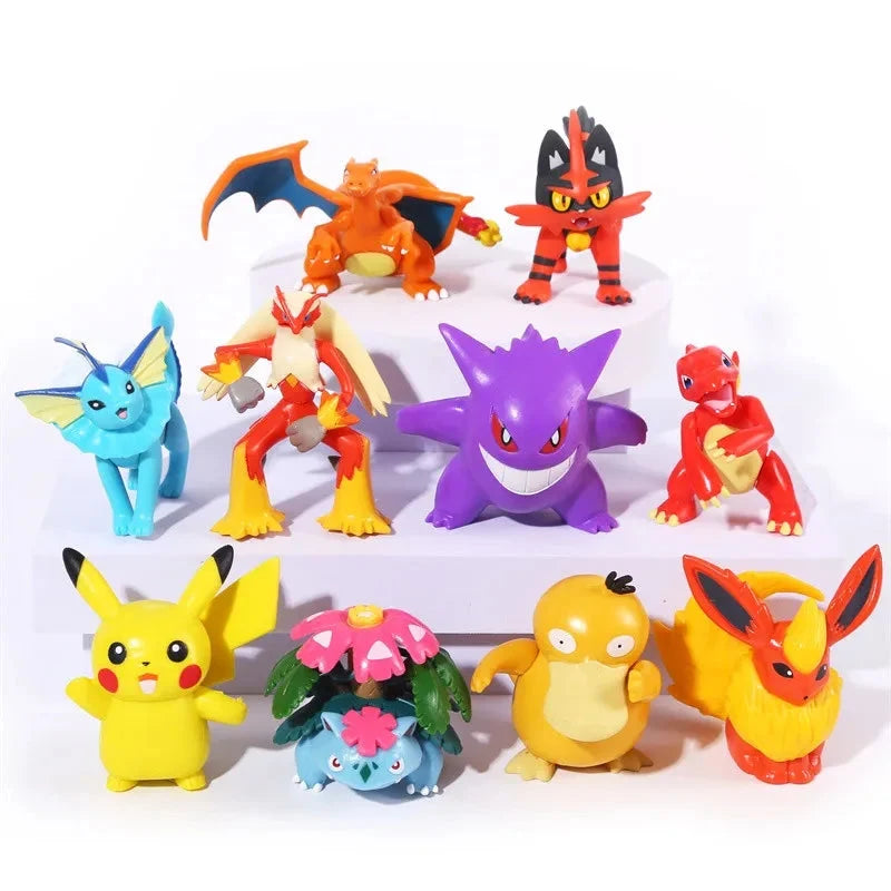 Pokémon PVC Figure Collection – Charmander, Pikachu, Arceus & More