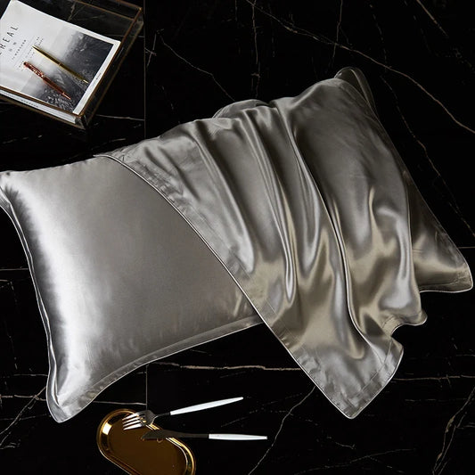 100% Mulberry Silk Pillowcase – Pure Silk Front & Lyocell Back