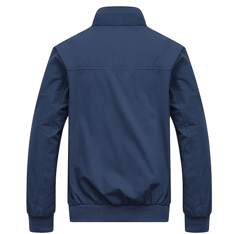 Men's Slim Fit Bomber Jacket – Casual Zip-Up Baseball Jacket