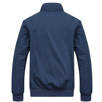 Men's Slim Fit Bomber Jacket – Casual Zip-Up Baseball Jacket