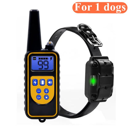 Electric Dog Training Collar Waterproof Bark Pet Remote Control Rechargeable Anti Barking Device All