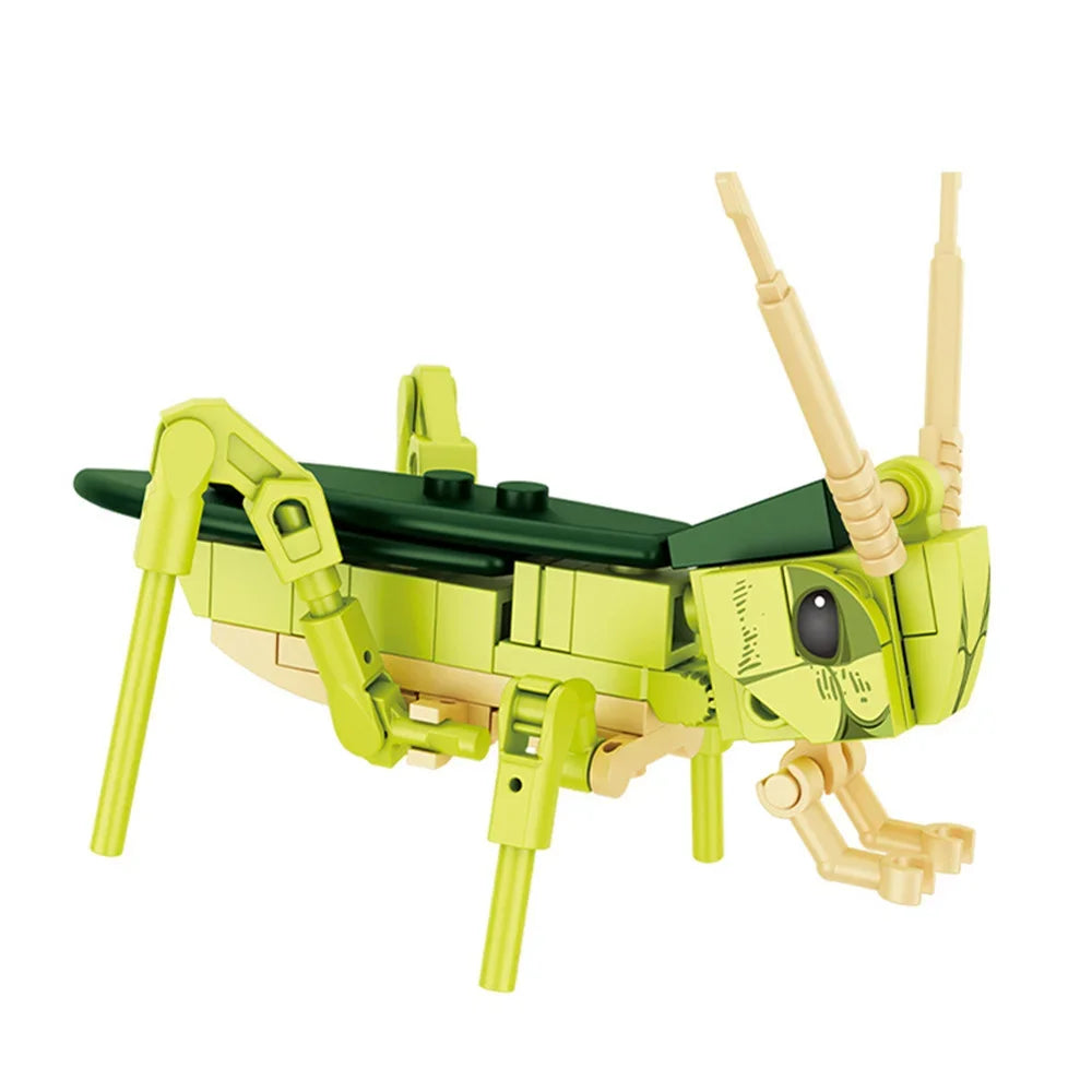 Insect Building Blocks Set – Bee Ant Butterfly Grasshopper DIY Toy