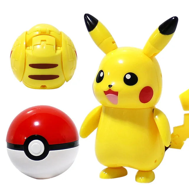 Pokemon Ball Action Figure with Pikachu – Collectible Set