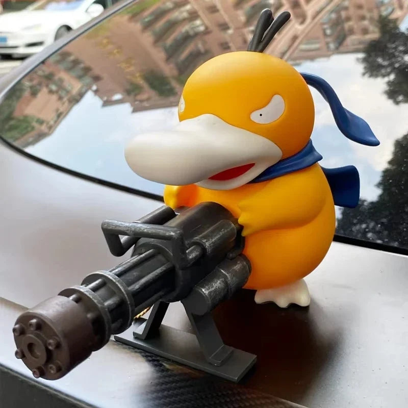Psyduck Action Figure with Minigun – Pokemon Collectible