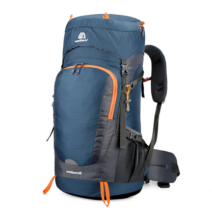 65L Water Resistant Hiking Backpack with Rain Cover