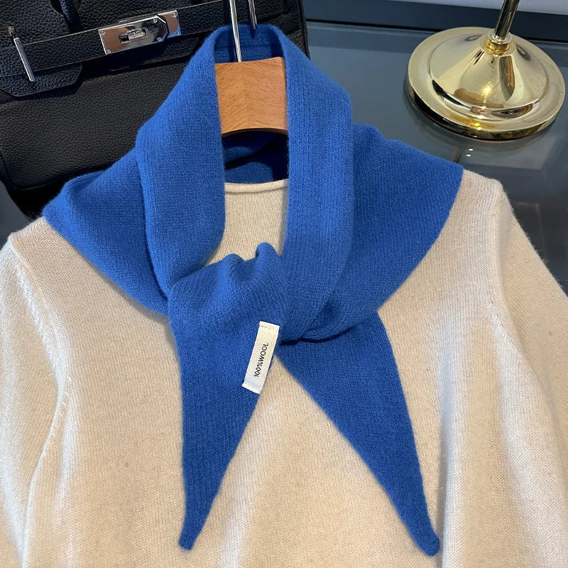 100% Wool Winter Scarf for Women – Warm Cashmere Shawl Wrap Pashmina