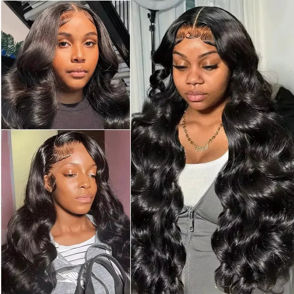Lace Front Wig – Burmese Remy Human Hair Body Wave Glueless