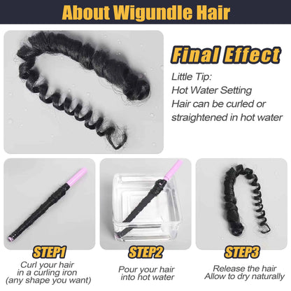 Pre-Stretched Kanekalon Jumbo Braiding Hair Extensions 24"
