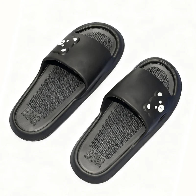 Cute Cartoon Bear EVA Slippers for Women Summer Indoor Slides