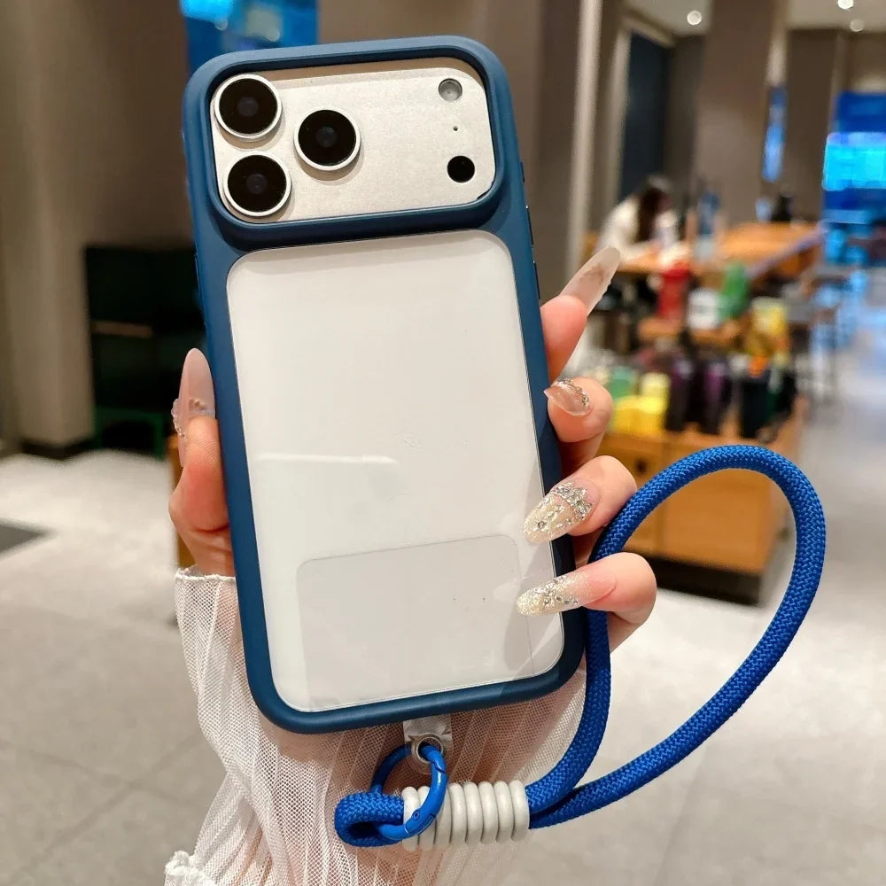 Intelligent Camera Touch Button Crystal Clear iPhone Case