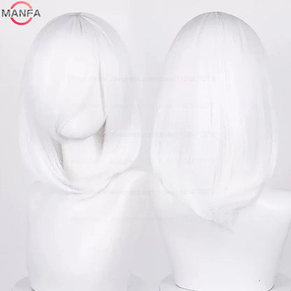 40cm Heat Resistant Anime Cosplay Wig with Bangs