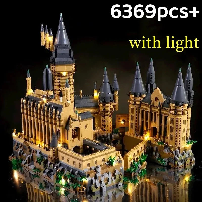 Magic Castle Micro Bricks Architecture Model – 6369pcs Medieval School Palace Build