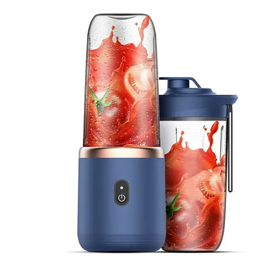 Portable Fruit Juice Blenders Summer Personal Electric Mini Bottle Home Usb 6 Blades Juicer Cup