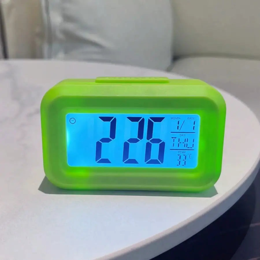 Smart Digital Alarm Clock – Glow-in-the-Dark LED Bedside Clock