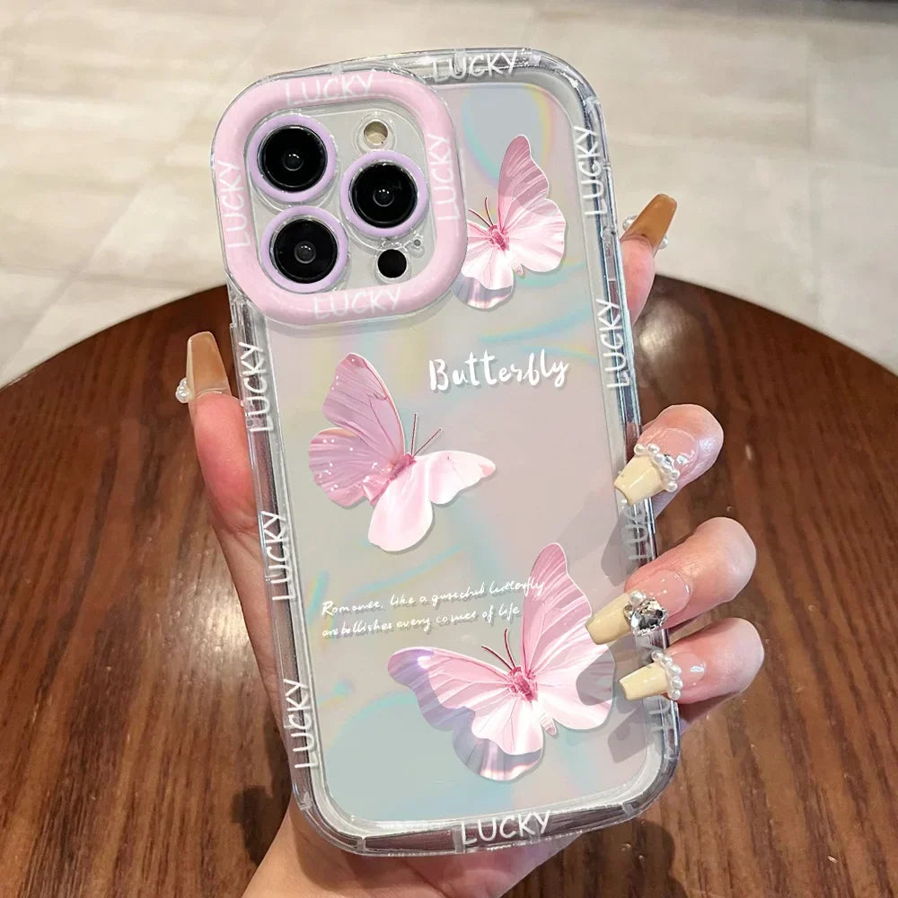 Cute Cat Phone Case for iPhone 17 Pro Max 16 15 14 13 12 11 8 7 Plus SE Air