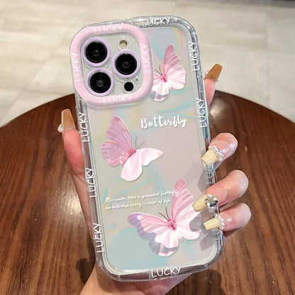 Cute Cat Phone Case for iPhone 17 Pro Max 16 15 14 13 12 11 8 7 Plus SE Air