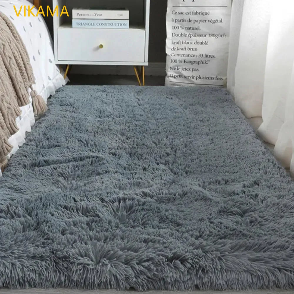 Plush Shag Carpet – Ultra-Soft High-Pile Area Rug for Bedroom & Living Room