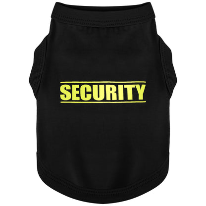 Security Dog Shirt Vest – Breathable Polyester Pet Tank Top