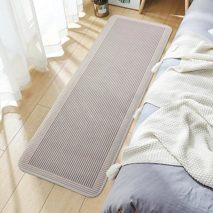 Plush Bedside Runner Mat – Cartoon Soft Floor Rug for Bedroom & Living Room