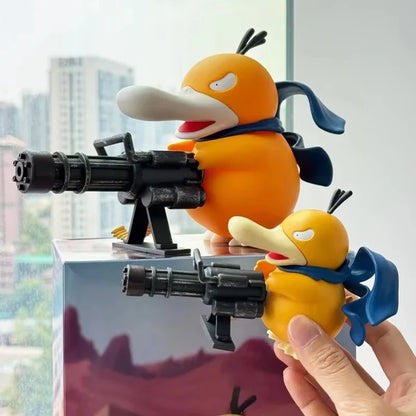 Psyduck Action Figure with Minigun – Pokemon Collectible