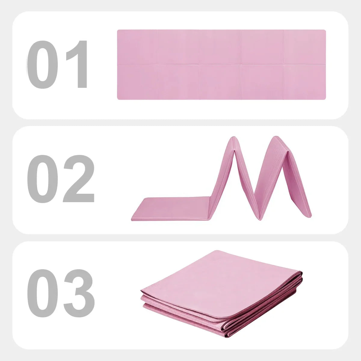 3 to 6mm Non Slip Yoga and Pilates Exercise Mat