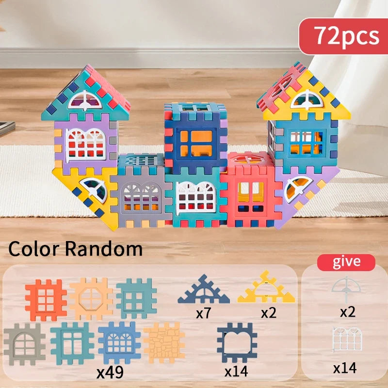 House Building Block Set – Large Scale Simulation Window Design