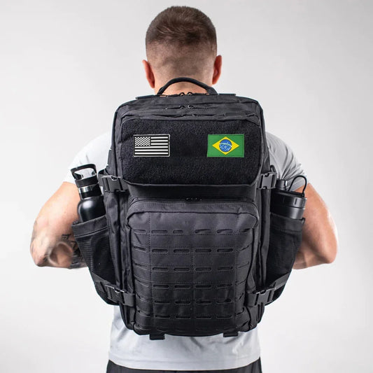 Tactical MOLLE Backpack 25L & 50L – Military Rucksack with Dual Bottle Holders