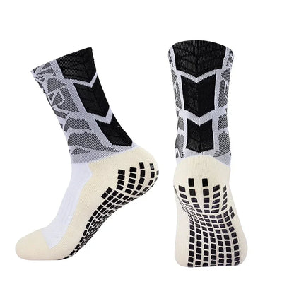 MagiMobo Men's Non Slip Grip Football Socks