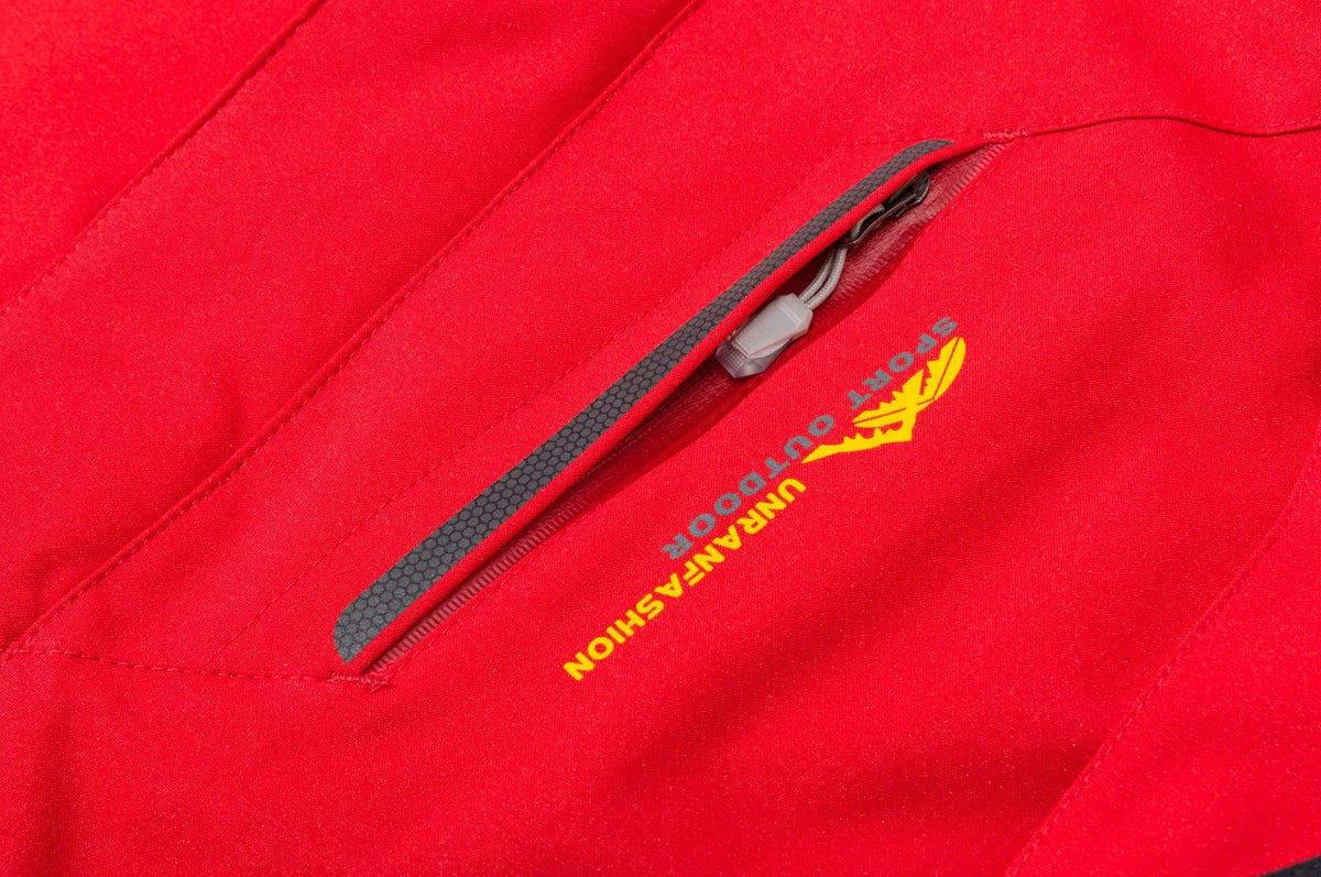 Men's Waterproof Hiking Jacket – Windproof Hooded Windbreaker Plus Size
